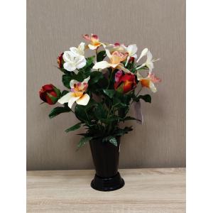 Bouquet ht 42cm, en godet